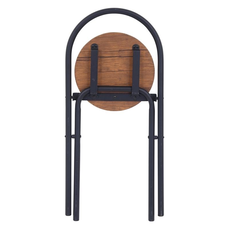 折りたたみテーブルチェアセット ブラウン 折り畳みテーブル 椅子 セット パソコンデスク 作業テーブル フォールディング 机 ダイニングテーブル ハイタイプ |  | 04