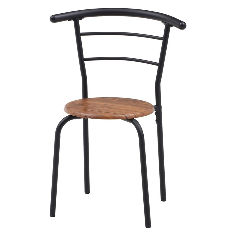 ダイニング３点セット ブラウン 2人掛け 2人用 コンパクト 棚 収納付き幅81cm テーブル チェアー セット シンプル 北欧 食卓テーブル 椅子 二人暮らし |  | 03