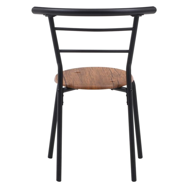 ダイニング３点セット ブラウン 2人掛け 2人用 コンパクト 棚 収納付き幅81cm テーブル チェアー セット シンプル 北欧 食卓テーブル 椅子 二人暮らし |  | 04