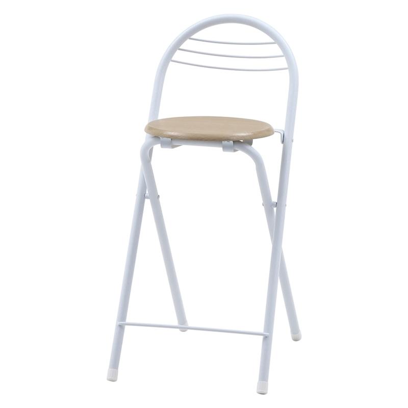 カウンターテーブルチェア ３点セット ホワイト 2人掛け 2人用 棚 収納付き幅120cm テーブル チェアー セット 北欧 食卓テーブル 折り畳み椅子 |  | 03