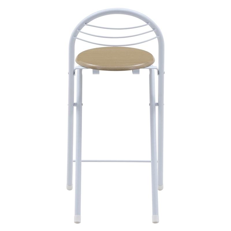 カウンターテーブルチェア ３点セット ホワイト 2人掛け 2人用 棚 収納付き幅120cm テーブル チェアー セット 北欧 食卓テーブル 折り畳み椅子 |  | 04