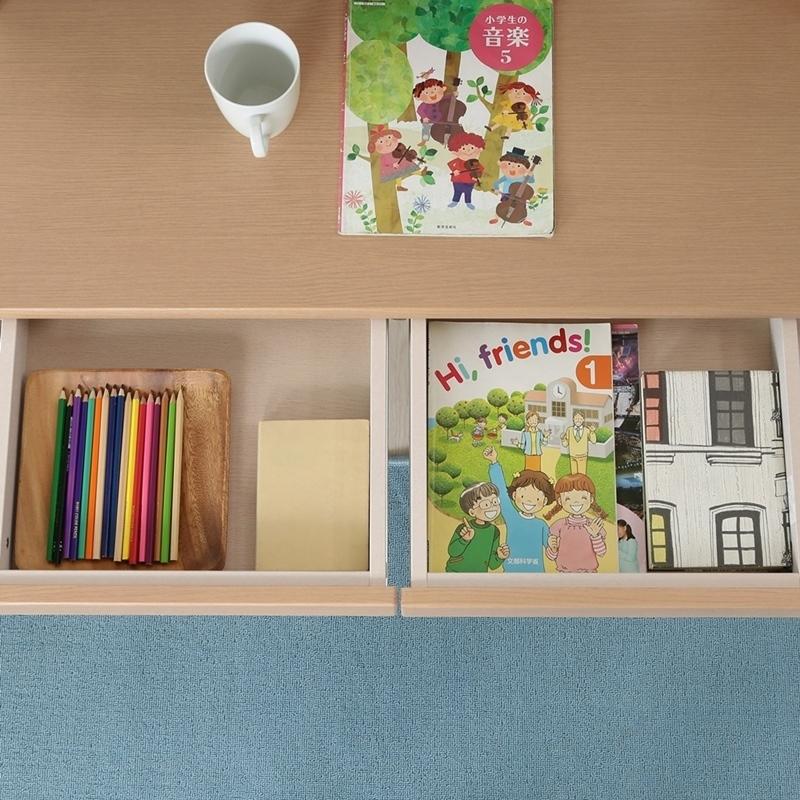 シンプルデスク ハック ナチュラル ライト付き 学習机 勉強机 新生活 入学 おしゃれ 引き出し 収納 木製 作業机 パソコンデスク |  | 04