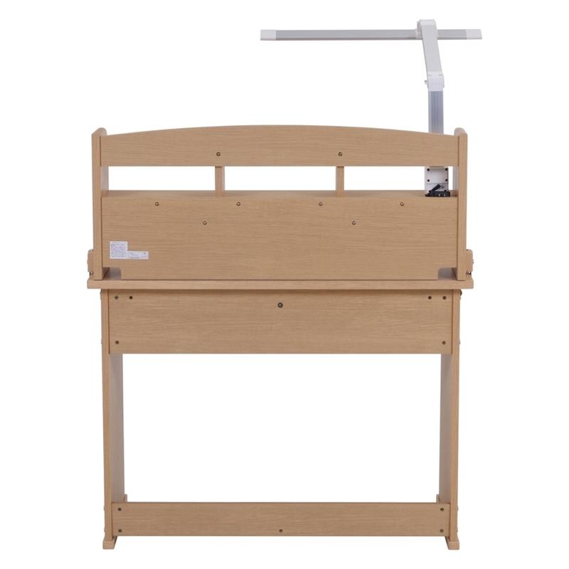 くみかえデスク ユッカ ナチュラル ライト付き 学習机 勉強机 新生活 入学 おしゃれ 引き出し 収納 木製 作業机 パソコンデスク |  | 02