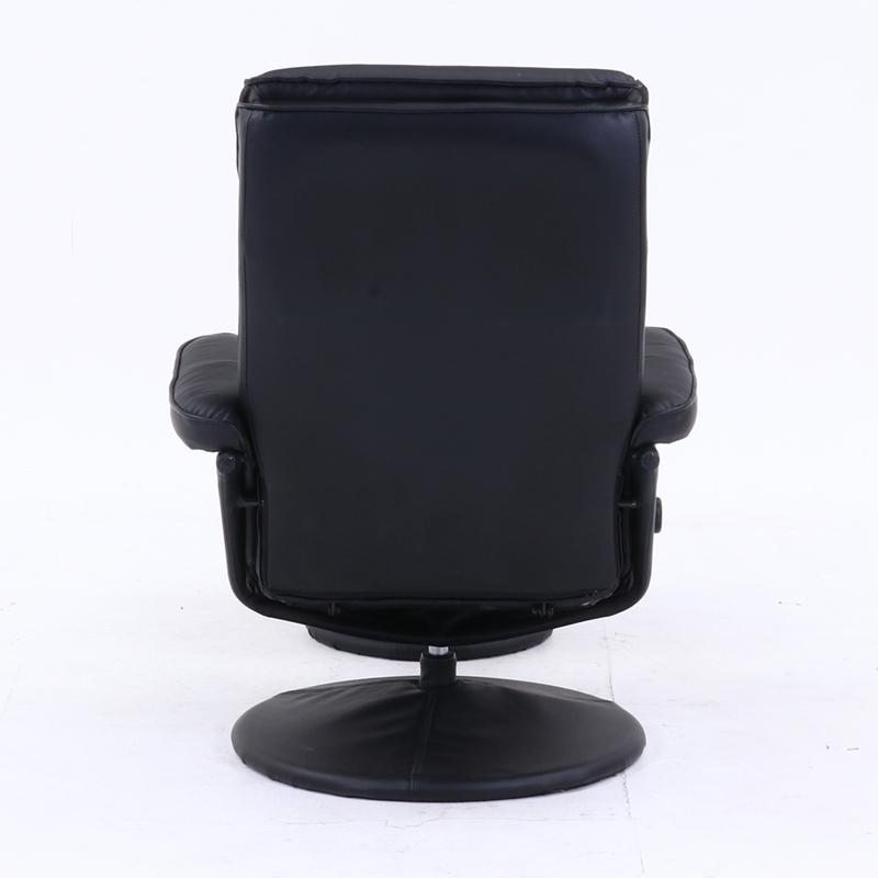 パーソナルチェア クルーズ ブラック リクライニング オットマン リラックスチェア 一人用 回転式 ソファ 一人掛け 高級感 椅子 いす イス 足置き リビング |  | 02