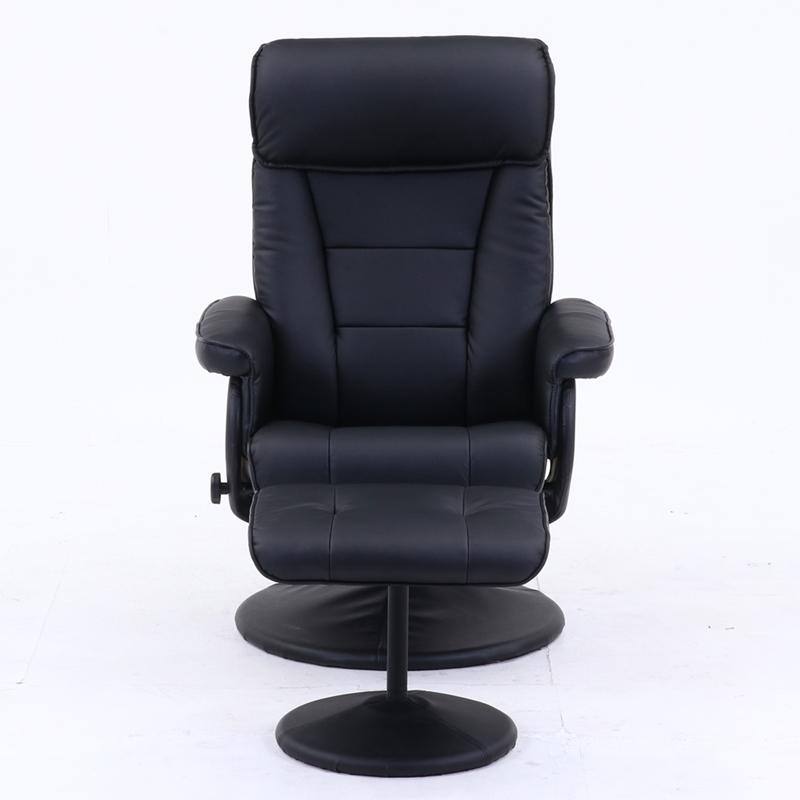 パーソナルチェア クルーズ ブラック リクライニング オットマン リラックスチェア 一人用 回転式 ソファ 一人掛け 高級感 椅子 いす イス 足置き リビング |  | 03