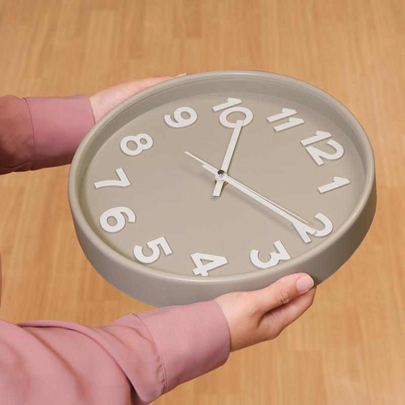 3個セット まとめ買い 掛時計 スピカ２ Φ30cm サンドベージュ おしゃれ 掛け時計 壁時計 シンプル インテリア 雑貨 ウォールクロック |  | 04