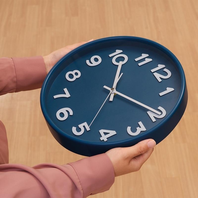 3個セット まとめ買い 掛時計 スピカ２ Φ30cm ブルー おしゃれ 掛け時計 壁時計 シンプル インテリア 雑貨 ウォールクロック |  | 04