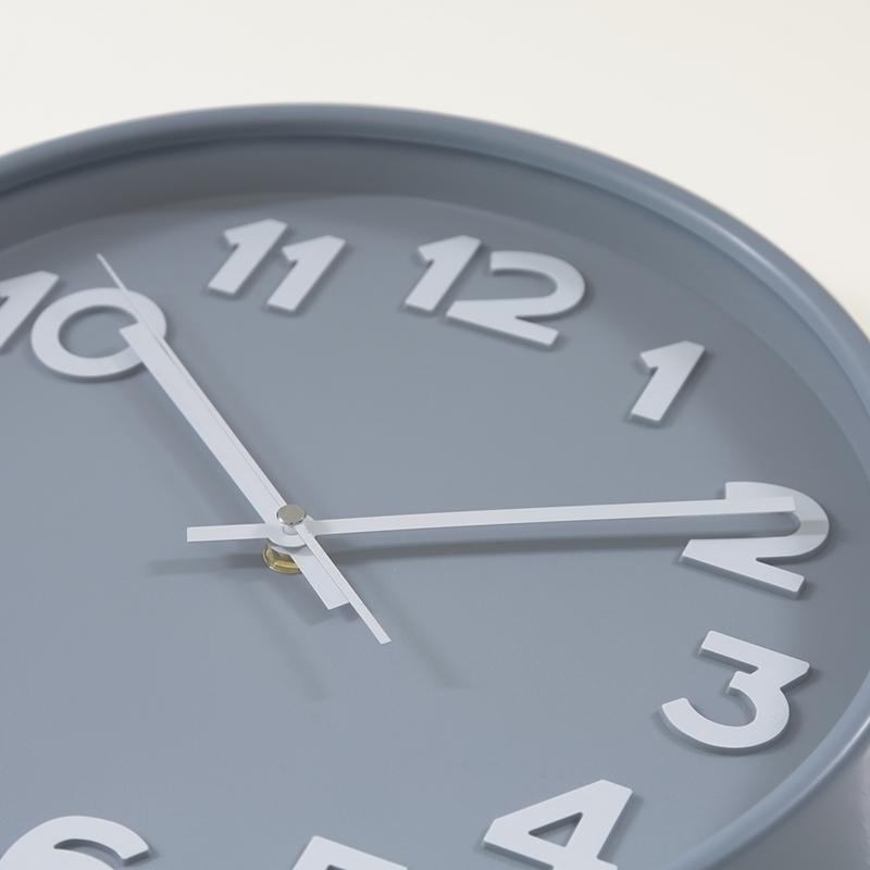 3個セット まとめ買い 掛時計 スピカ２ Φ30cm スカイグレー おしゃれ 掛け時計 壁時計 シンプル インテリア 雑貨 ウォールクロック |  | 02