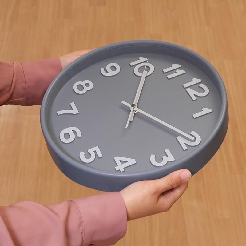 3個セット まとめ買い 掛時計 スピカ２ Φ30cm スカイグレー おしゃれ 掛け時計 壁時計 シンプル インテリア 雑貨 ウォールクロック |  | 04