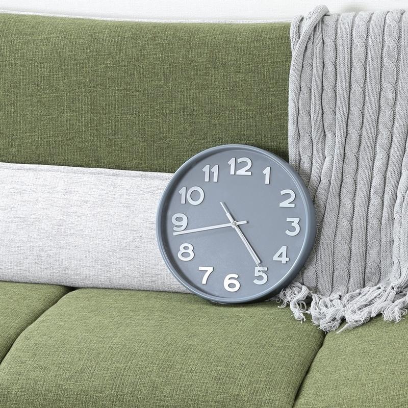 3個セット まとめ買い 掛時計 スピカ２ Φ30cm スカイグレー おしゃれ 掛け時計 壁時計 シンプル インテリア 雑貨 ウォールクロック |  | 05