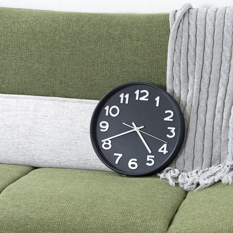 3個セット まとめ買い 掛時計 スピカ２ Φ30cm ダークグレー おしゃれ 掛け時計 壁時計 シンプル インテリア 雑貨 ウォールクロック |  | 05