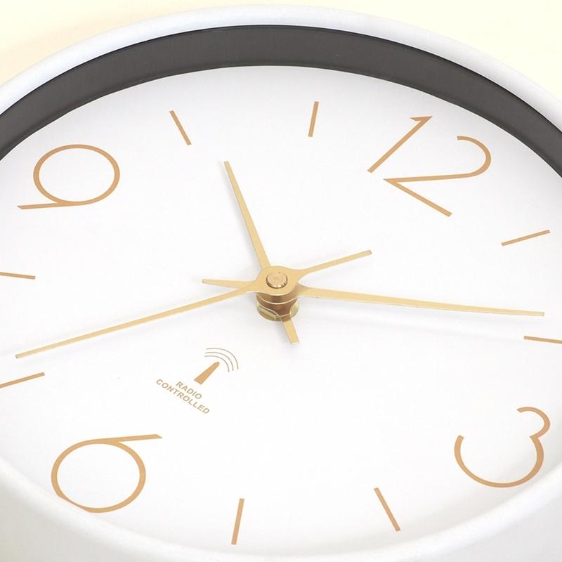 3個セット まとめ買い 電波掛時計 アリオス Φ25cm ホワイト おしゃれ 掛け時計 壁時計 シンプル インテリア 雑貨 ウォールクロック |  | 02