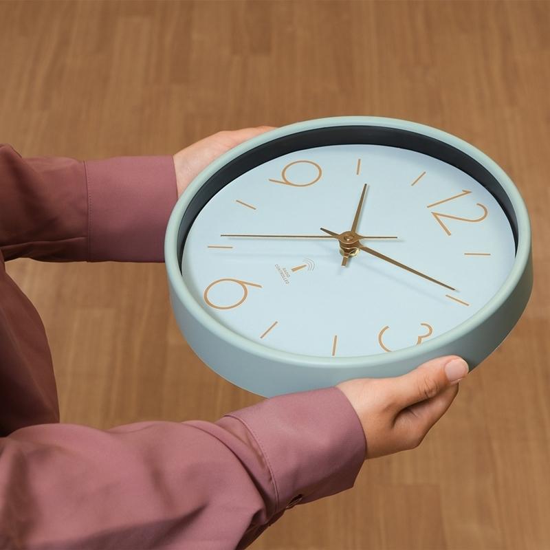 3個セット まとめ買い 電波掛時計 アリオス Φ25cm ミントグリーン おしゃれ 掛け時計 壁時計 シンプル インテリア 雑貨 ウォールクロック |  | 04