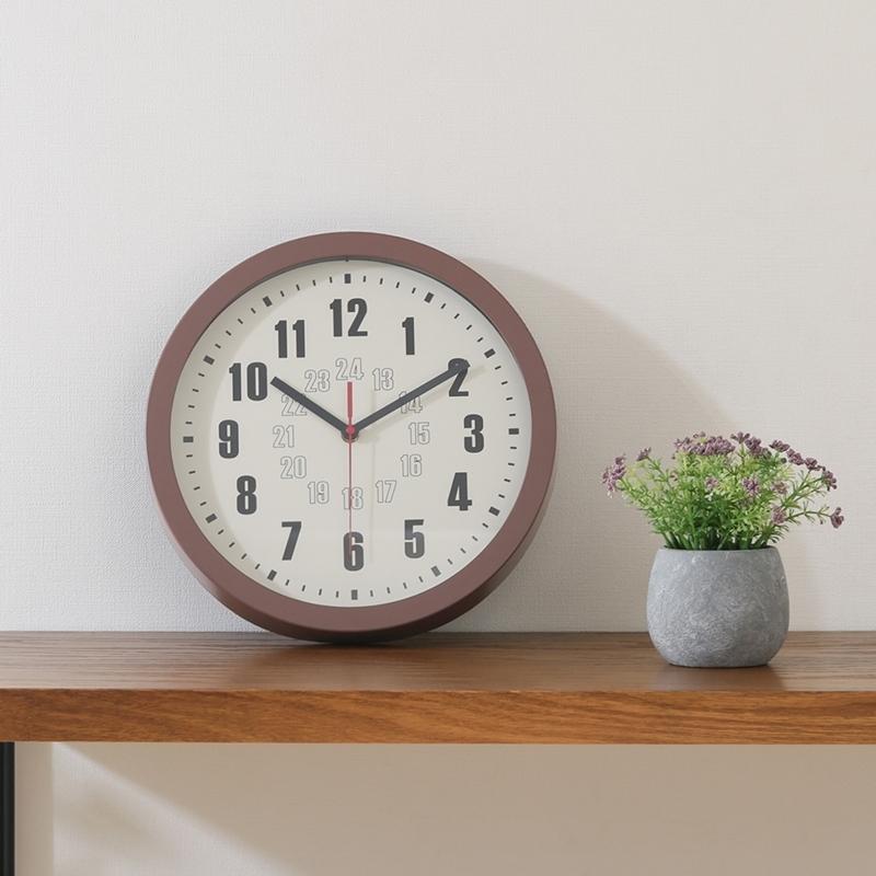 3個セット まとめ買い 掛時計 カイラ Φ30cm チョコレート おしゃれ 掛け時計 壁時計 シンプル インテリア 雑貨 ウォールクロック |  | 06