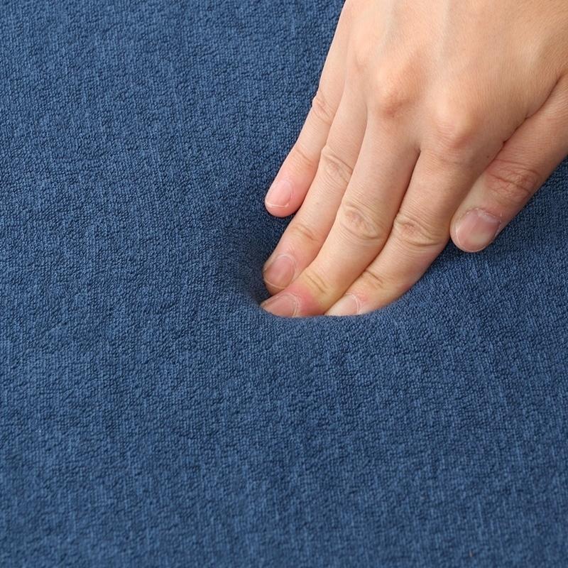 5個セット まとめ買い Foamy 低反発シートクッション ネイビー 幅38cm 丸 円形 リビングクッション 北欧 座布団 フロアクッション 無地 5cm厚 ウレタン 布地 |  | 02