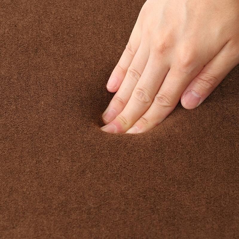 5個セット まとめ買い Foamy 低反発シートクッション ブラウン 幅38cm 丸 円形 リビングクッション 北欧 座布団 フロアクッション 無地 5cm厚 ウレタン 布地 |  | 02