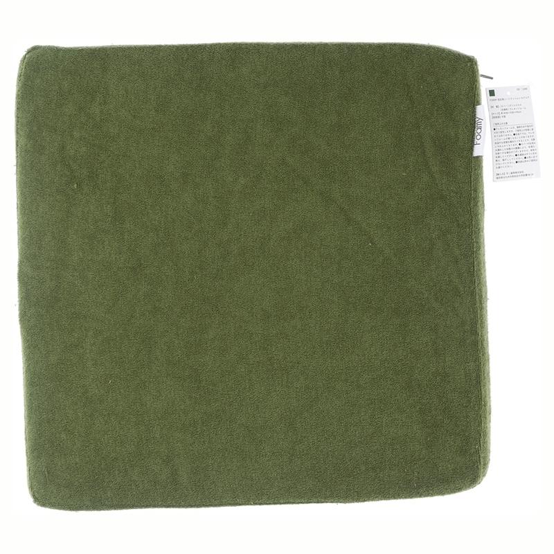 5個セット まとめ買い Foamy 低反発シートクッション カーキ 幅38cm 角形 四角 リビングクッション 北欧 座布団 フロアクッション 無地 5cm厚 ウレタン 布地 |  | 01