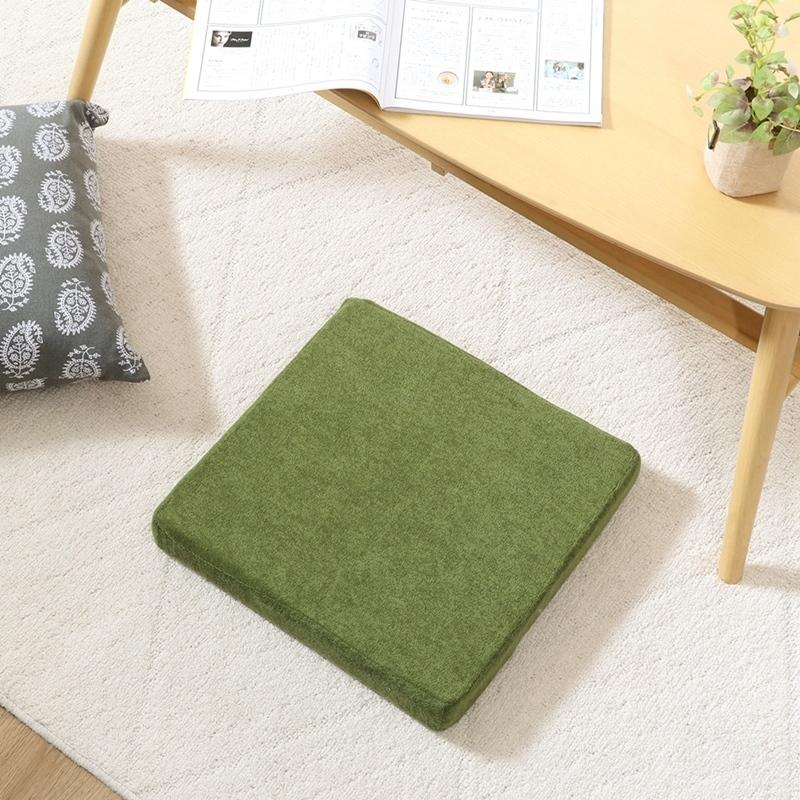 5個セット まとめ買い Foamy 低反発シートクッション カーキ 幅38cm 角形 四角 リビングクッション 北欧 座布団 フロアクッション 無地 5cm厚 ウレタン 布地 |  | 06