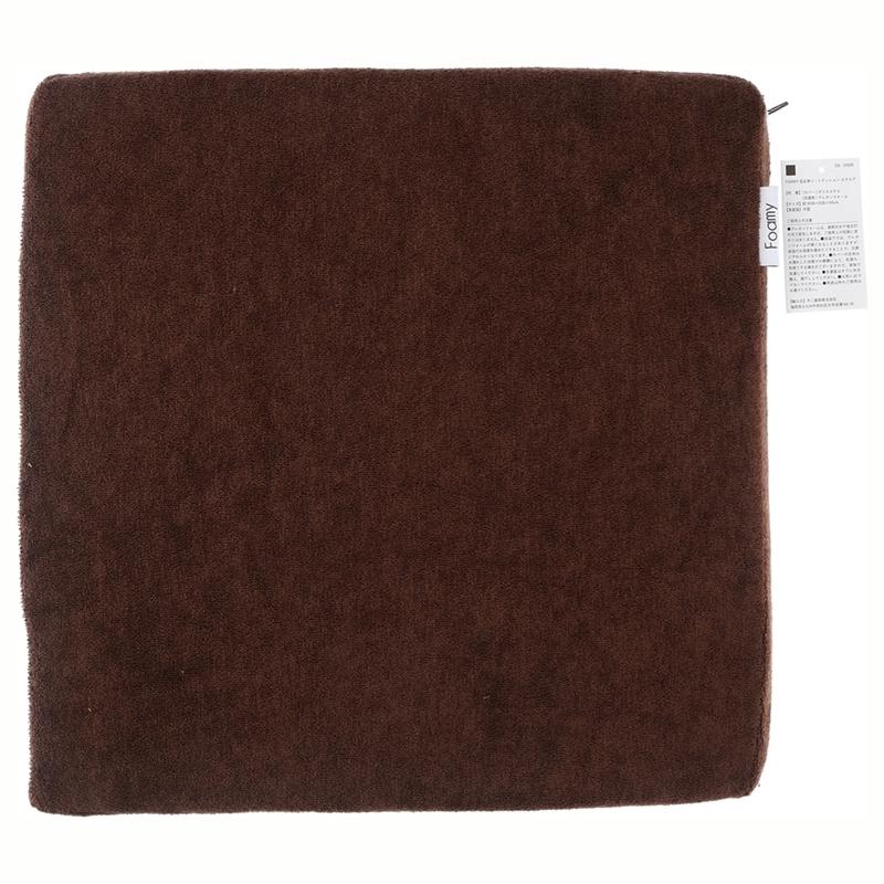 5個セット まとめ買い Foamy 低反発シートクッション ブラウン 幅38cm 角形 四角 リビングクッション 北欧 座布団 フロアクッション 無地 5cm厚 ウレタン 布地 |  | 01