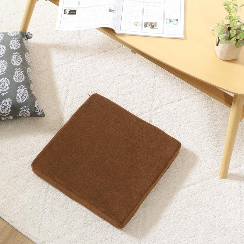 5個セット まとめ買い Foamy 低反発シートクッション ブラウン 幅38cm 角形 四角 リビングクッション 北欧 座布団 フロアクッション 無地 5cm厚 ウレタン 布地 |  | 06