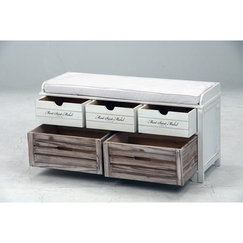 ベンチ 木製収納ベンチ 桐 杉 収納付き アンティークベンチ ベンチボックス 幅90cm 2人用 二人掛け いす イス チェア 背もたれ無し ミッ |  | 04