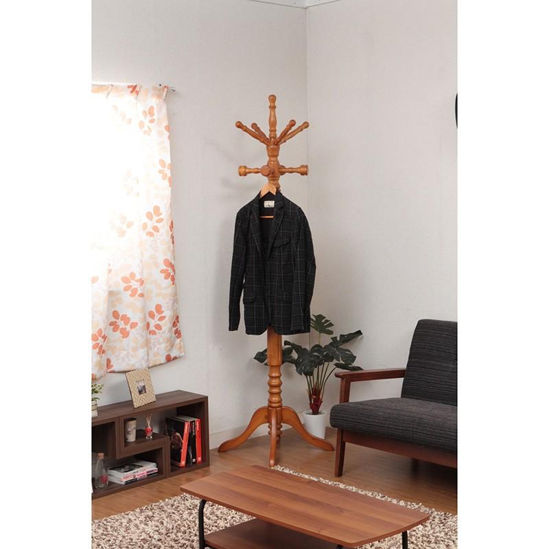 イタリアンコートハンガー ポールハンガー 木製 スタンドハンガー 洋服掛け カバン掛け ポールスタンド 省スペース コート掛け 玄関 リビング ア |  | 05