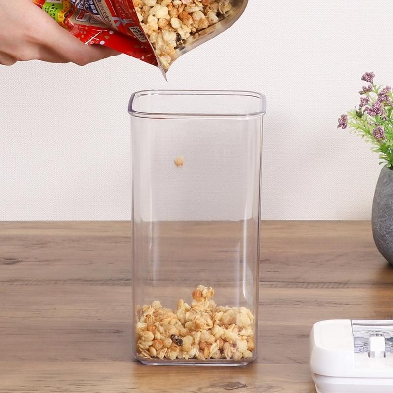 6個セット まとめ買い スタッキングロックキャニスター キュピタ 1100ml 保存容器 砂糖入れ シュガーポット シュガーディスペンサー キッチン小物 塩入れ |  | 04