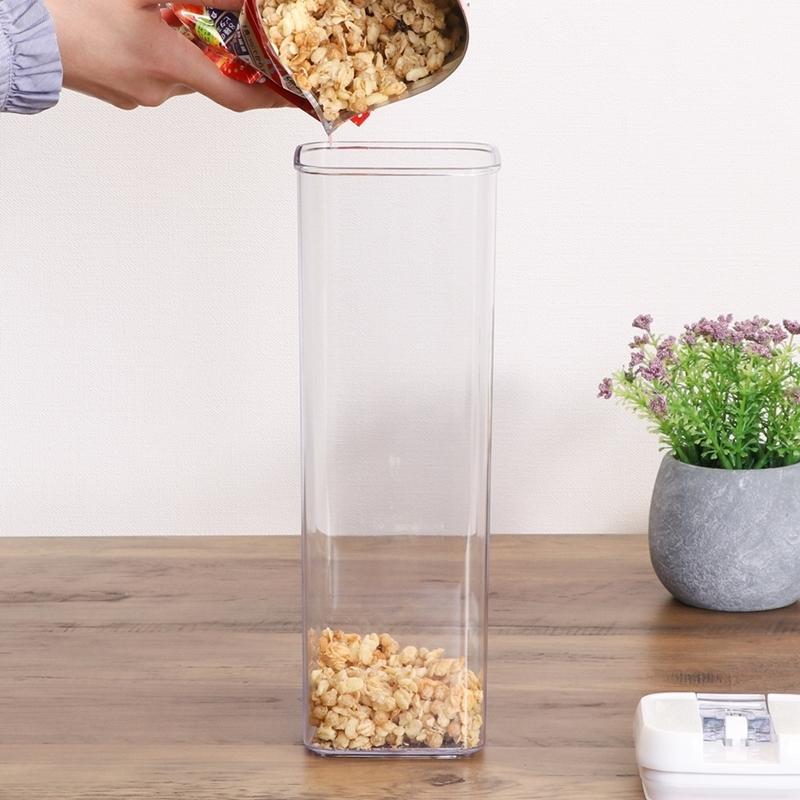 6個セット まとめ買い スタッキングロックキャニスター キュピタ 1700ml パスタ 砂糖入れ シュガーポット シュガーディスペンサー キッチン小物 塩入れ |  | 04