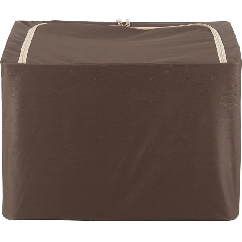 6個セット まとめ買い 窓付＆積み重ね収納ボックス 72L ブラウン 取っ手付き ストレージボックス 収納ケース 押し入れ収納 クローゼット スタッキング |  | 03