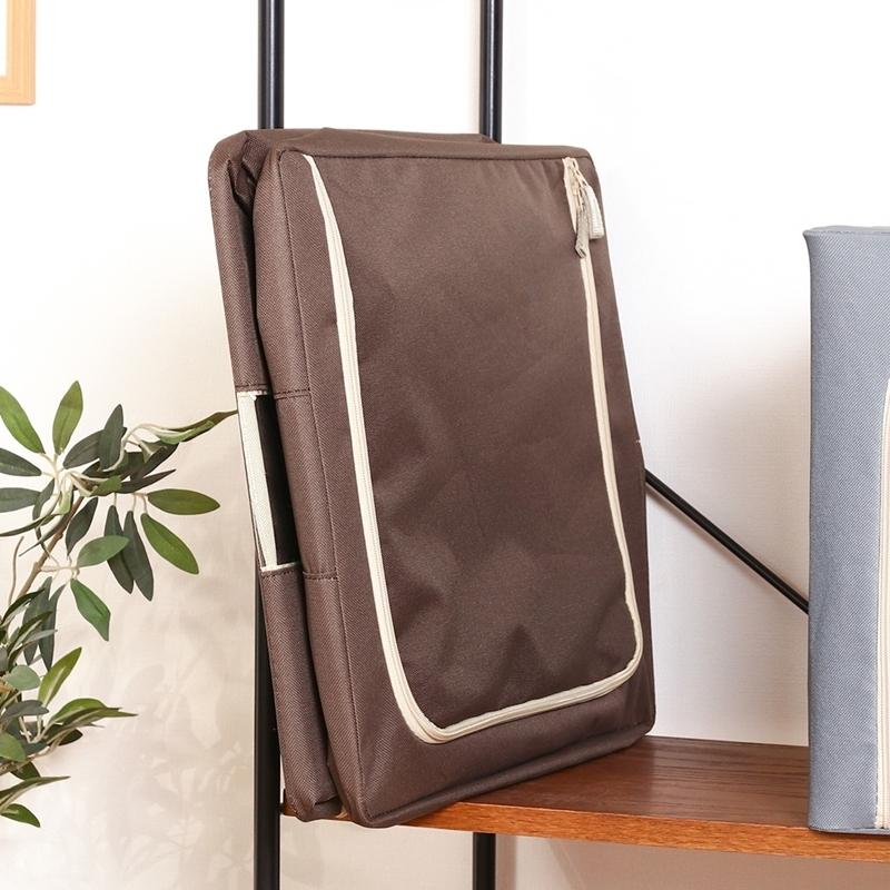 6個セット まとめ買い 窓付＆積み重ね収納ボックス 72L ブラウン 取っ手付き ストレージボックス 収納ケース 押し入れ収納 クローゼット スタッキング |  | 06