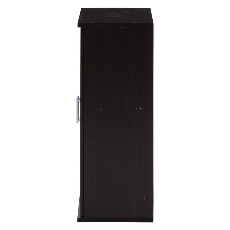 ルーバー＆ミラー付きシューズボックス 幅60cm ブラウン 下駄箱 シューズ ボックス シューズラック スリム 鏡付き 可動棚 大容量収納 玄関収納 靴箱 通気性 |  | 03