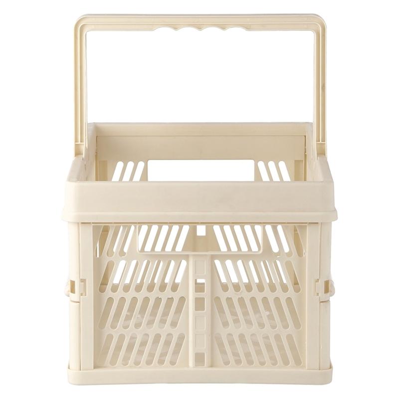 6個セット まとめ買い 折りたたみコンテナ Lサイズ ホワイト 収納ボックス 収納ケース キャンプ 屋外 屋内 アウトドア 折り畳み 段積み 積み重ね スタッキング |  | 02