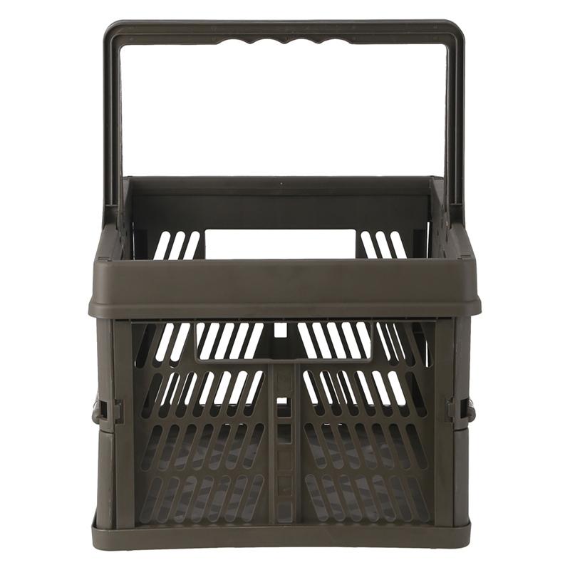 6個セット まとめ買い 折りたたみコンテナ Lサイズ カーキ 収納ボックス 収納ケース キャンプ 屋外 屋内 アウトドア 折り畳み 段積み 積み重ね スタッキング |  | 02