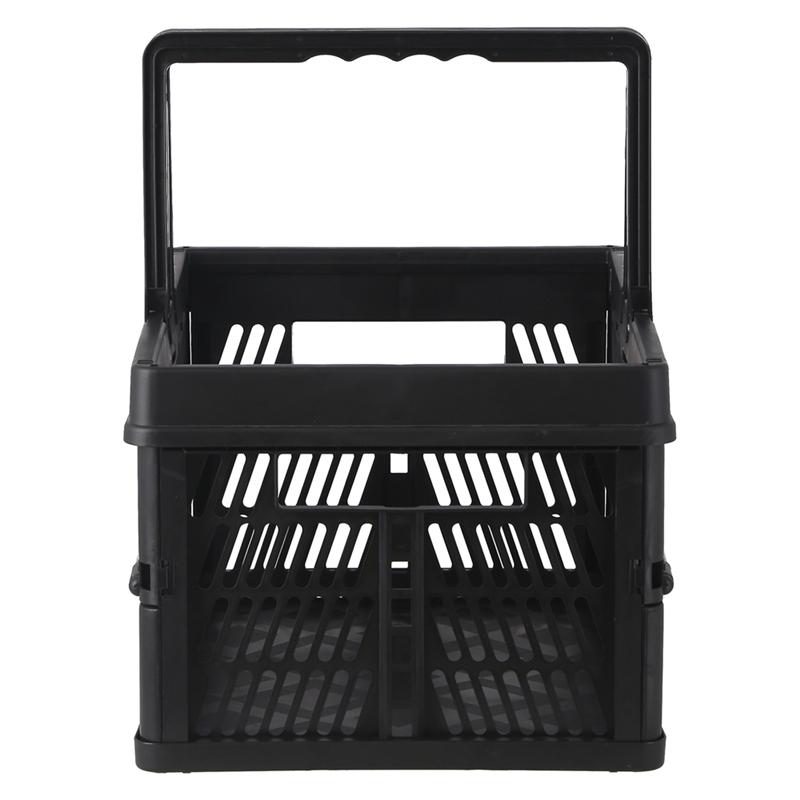 6個セット まとめ買い 折りたたみコンテナ Lサイズ ブラック 収納ボックス 収納ケース キャンプ 屋外 屋内 アウトドア 折り畳み 段積み 積み重ね スタッキング |  | 02