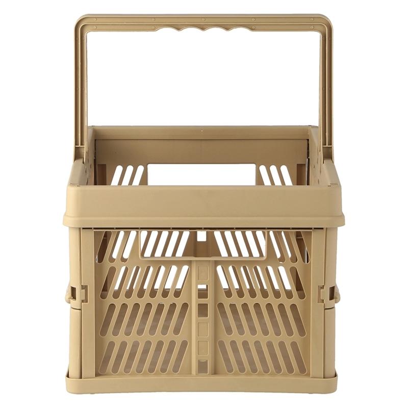 6個セット まとめ買い 折りたたみコンテナ Lサイズ ベージュ 収納ボックス 収納ケース キャンプ 屋外 屋内 アウトドア 折り畳み 段積み 積み重ね スタッキング |  | 02