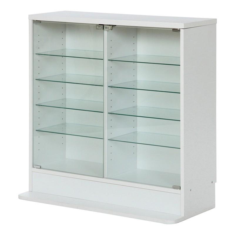 激安大特価 ロータイプ ガラスコレクションケース コ ガラスケース 浅型 ロータイプ ガラスコレクションケース 浅型 ホワイト おしゃれ フィギュア ミニカー ディスプレイラック コレクションラック ガラスケース フィギュア Savannah Osc Com
