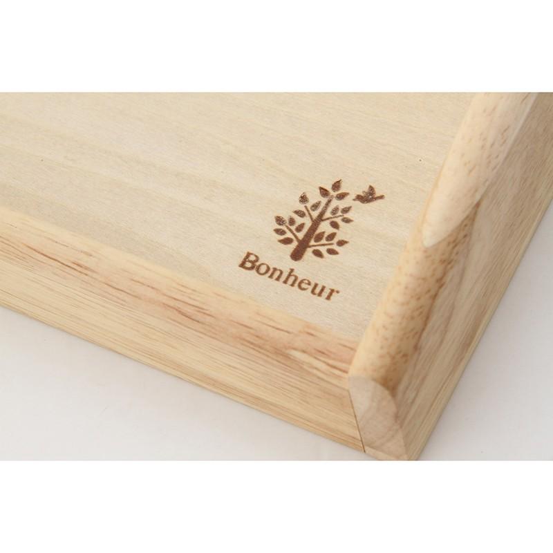 6個入り 木製ディナートレー ボヌール カフェトレー 配膳 お膳 長角膳 お盆 長角盆 四角 トレイ ランチョンマット キッチン 食卓 カフェ風 カフェ食器 |  | 03