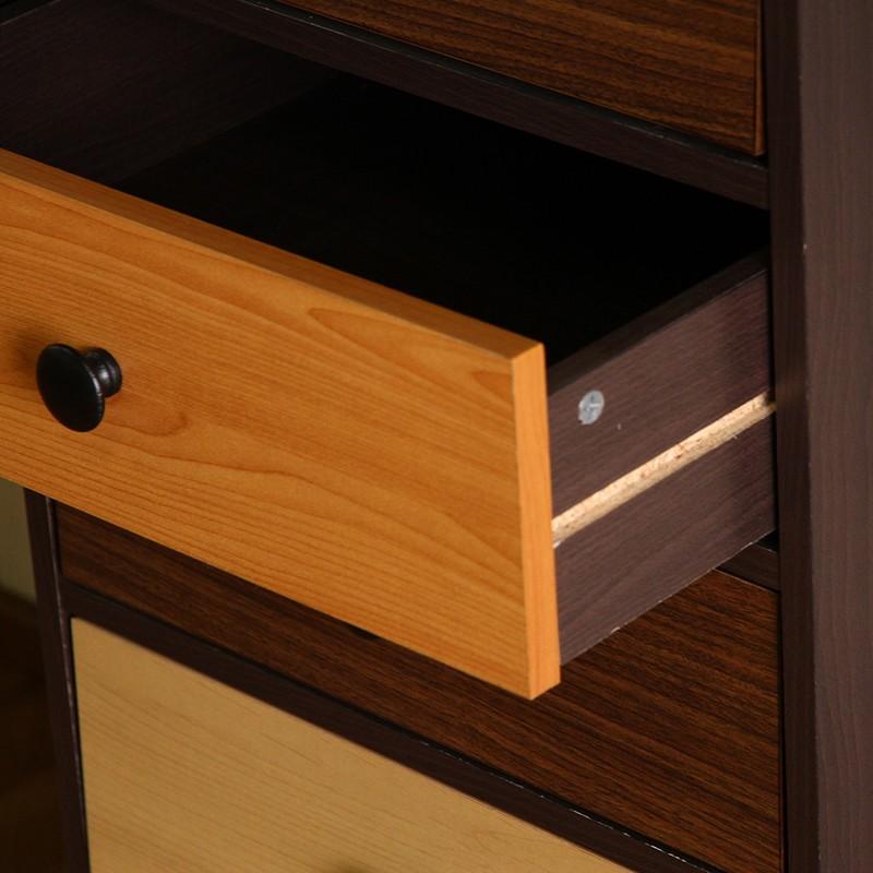 ウッドグラデーション スリムチェスト 5段 幅45cm 脚付き 木製 タンス 引き出し 衣装ケース ランドリー収納 洋服 たんす 箪笥 リビング ローチェスト |  | 02