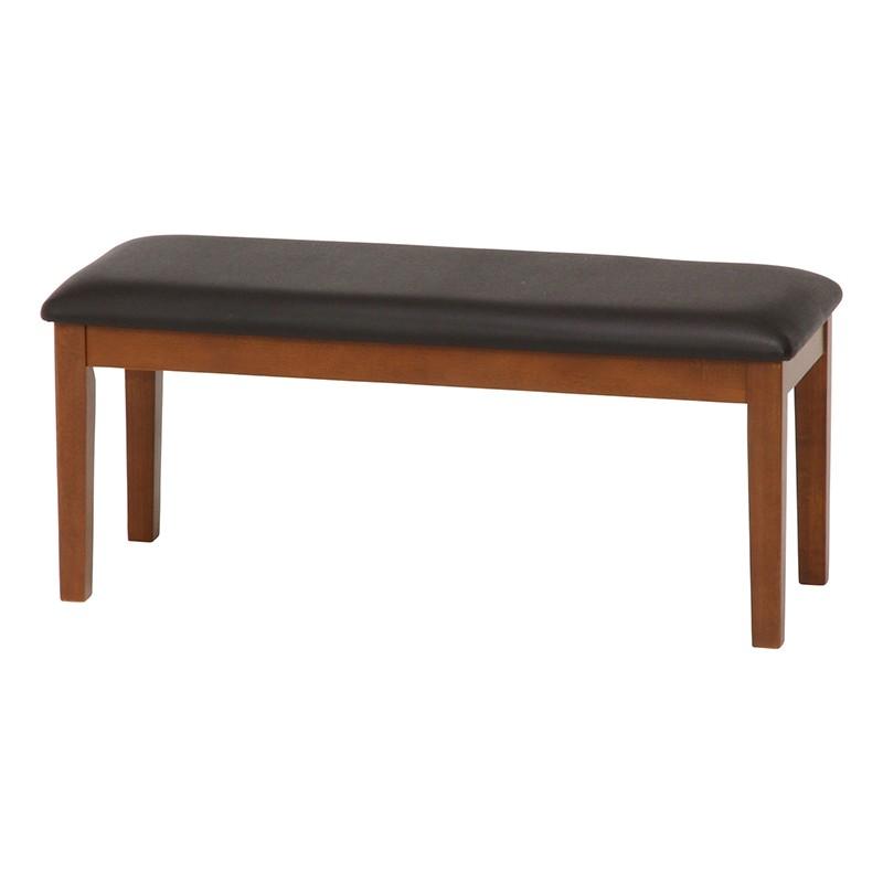 ベンチ ダイニングベンチ 幅100cm 木製 合皮 2人用 二人掛け いす イス チェア 背もたれ無し スノア ベンチシート 食卓 ベンチチェアー