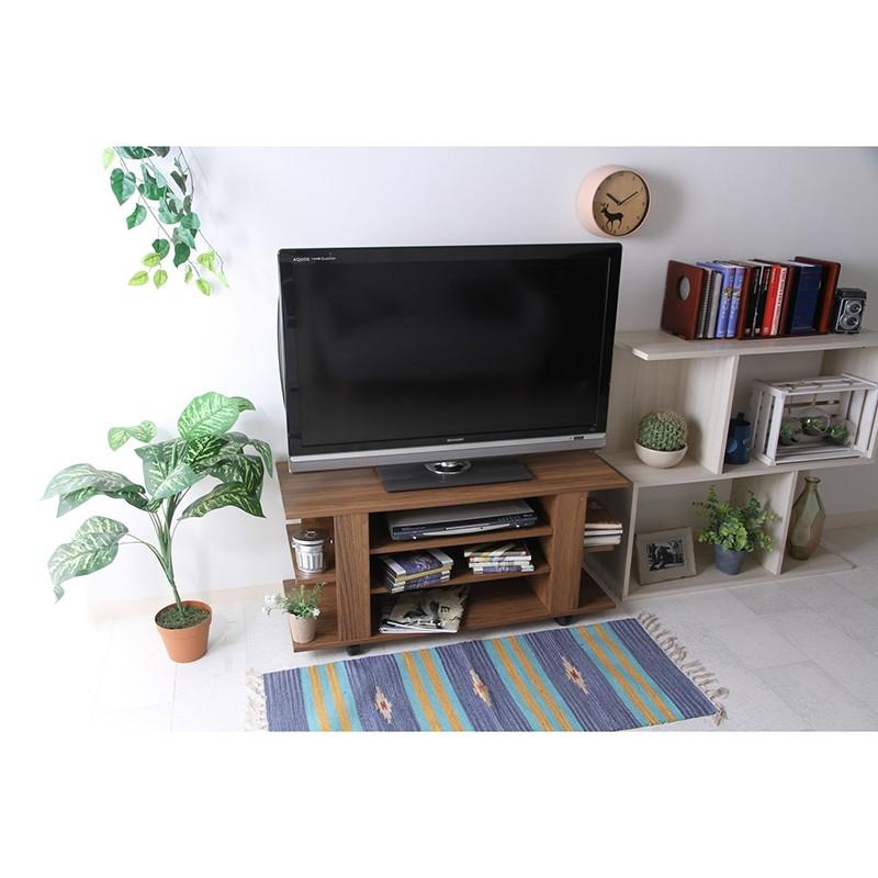 TVボード キャスター付き 幅100cm TVラック テレビラック リビングラック ローボード リビングボード TV台 テレビ台 テレビボード A |  | 06