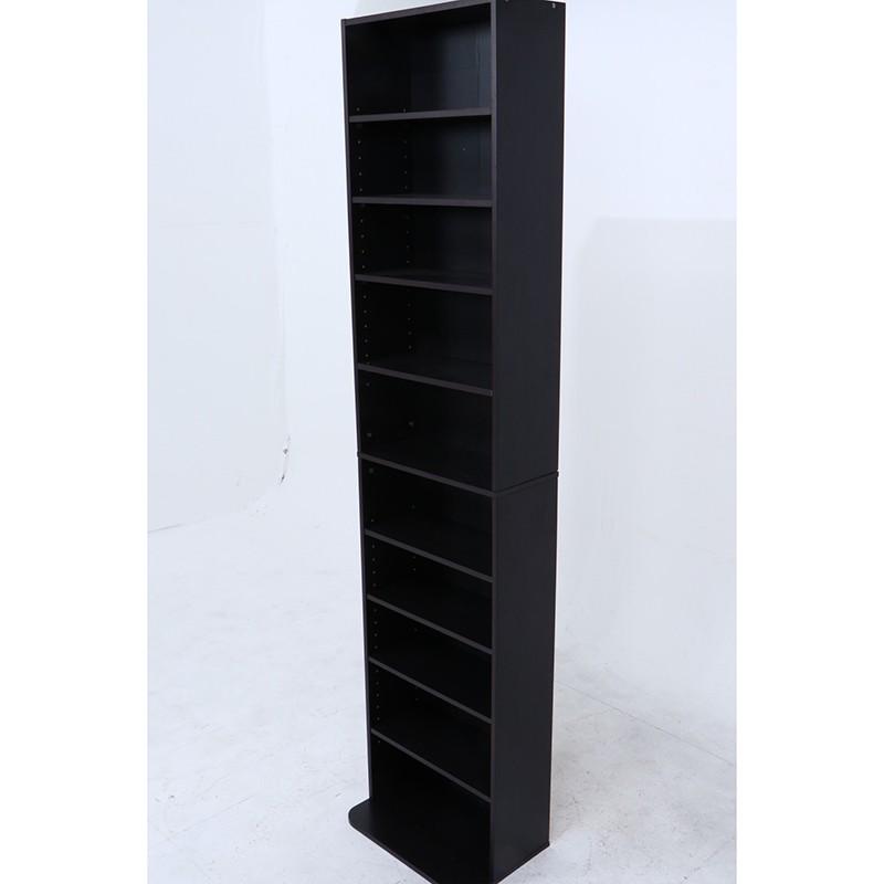 CD DVDラック 多目的棚 本棚 収納棚 オープンラック 幅42cm ハイタイプ  スリム 大容量 カラーボックス 漫画 マンガ 雑誌 文庫本 |  | 04