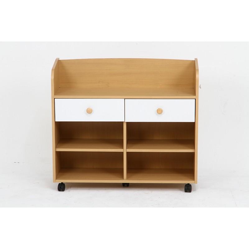 ランドセルラック 入学準備 キャスター付き キッズラック 2人用 幅82cm ランドセル 収納 木製 キャスター キッズ 子供 ラック 本棚 子ども こども リビング |  | 01