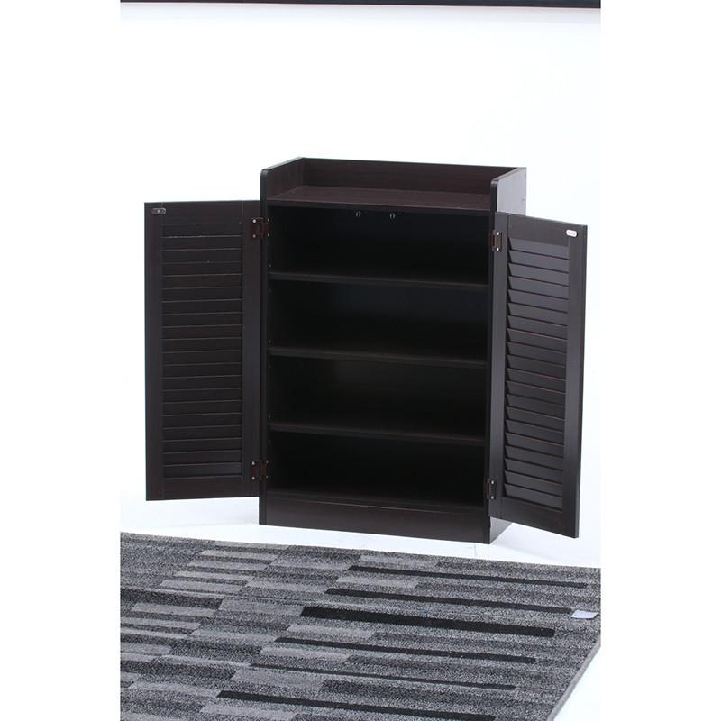 ルーバーシューズボックス(オープントップ)  シューズラック 大容量 下駄箱 コンパクト 薄型 省スペース 業務用 家庭用 靴置き 靴収納 収納く |  | 04