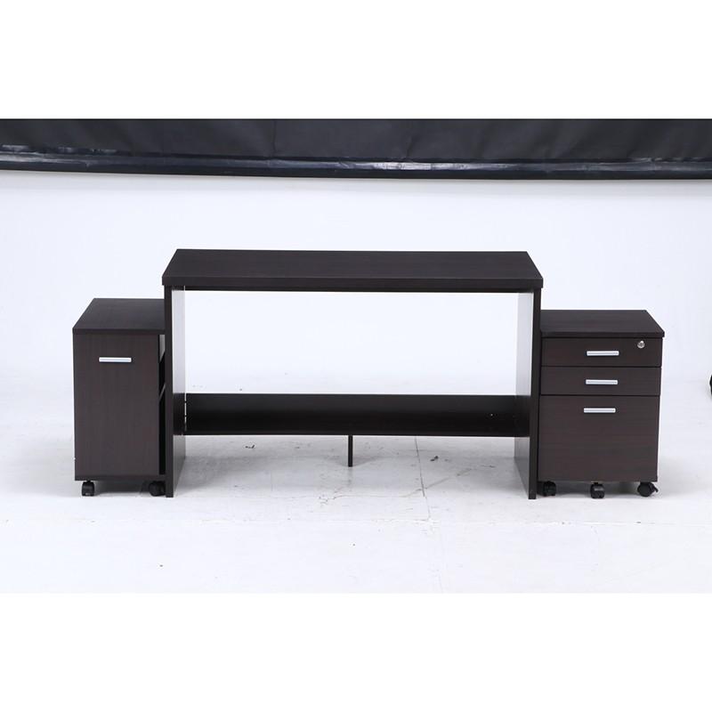 デスク3点セット チェスト プリンター台 デスク ワークデスク 幅120cm 木製 引き出し 収納付き 机 作業台 パソコンデスク オフィスデスク |  | 01