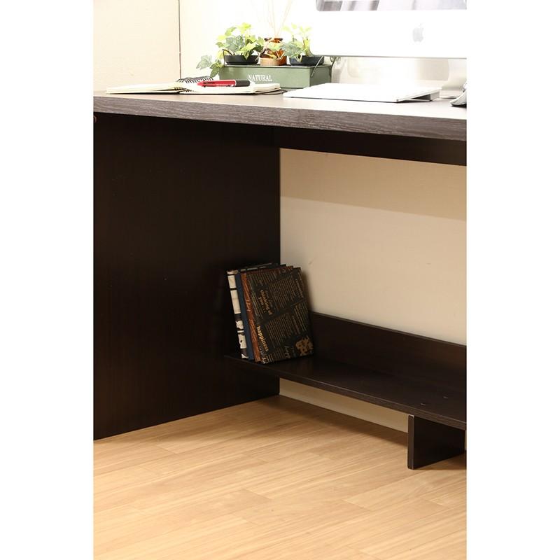 デスク3点セット チェスト プリンター台 デスク ワークデスク 幅120cm 木製 引き出し 収納付き 机 作業台 パソコンデスク オフィスデスク |  | 02