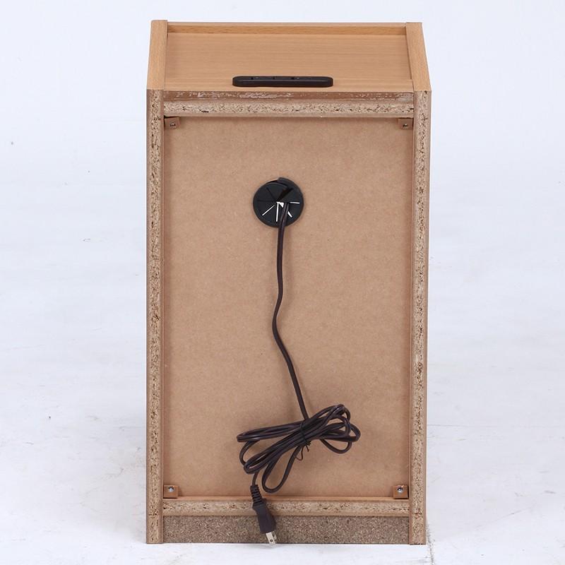 ベッドサイドテーブル コンセント付き ナイトテーブル ソファーサイドテーブル 引き出し 収納 本棚  木製 リビング 寝室 玄関 シンプル モダン |  | 03