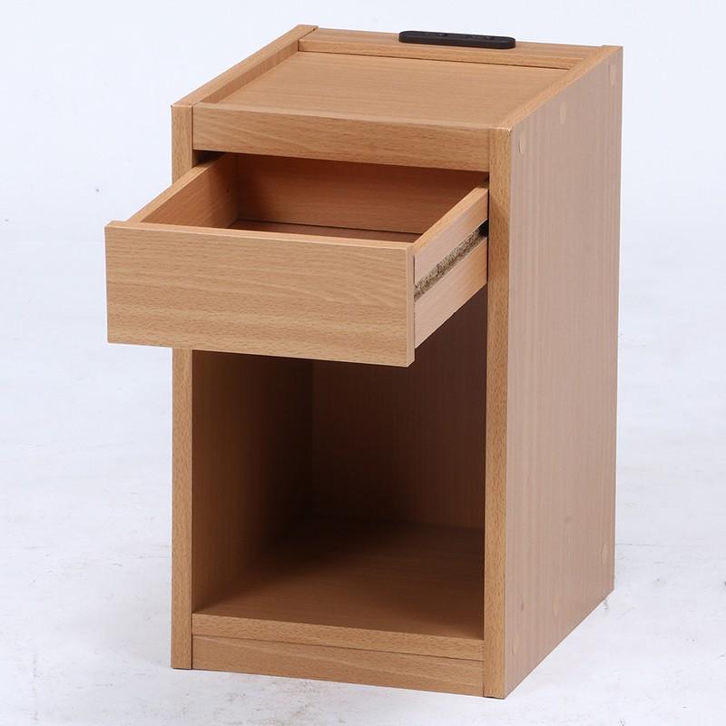 ベッドサイドテーブル コンセント付き ナイトテーブル ソファーサイドテーブル 引き出し 収納 本棚  木製 リビング 寝室 玄関 シンプル モダン |  | 04