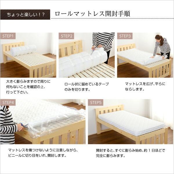 薄型ポケットコイルスプリングマットレス【Armelia-アルメリア-】（ロール梱包　シングル） |  | 05