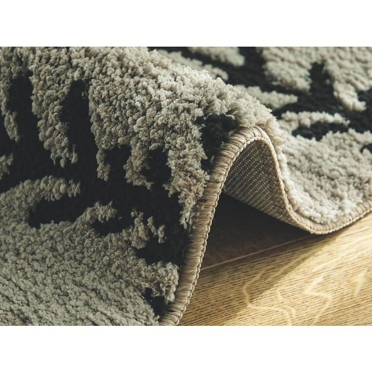 ラヴィ グレー 130x190 ラグ マット リビングラグ 日本製 防ダニ すべり止め 抗菌消臭 オールシーズン おしゃれ シンプル レトロ モダン 床暖 ホットカーペット |  | 02