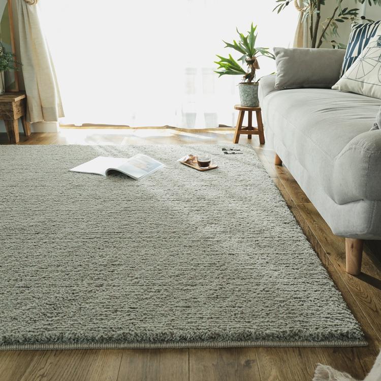 モノグラムFF グレー 130ｘ190 ラグ マット リビングラグ 防ダニ すべり止め 抗菌消臭 オールシーズン おしゃれ シンプル レトロ モダン 床暖 ホットカーペット |  | 01